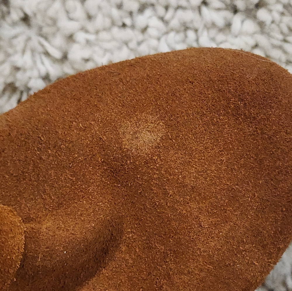 Jeffrey Campbell Brown Suede Buckle Boot w/1 inch Heel and Leather Side Lace. 39 - Picture 13 of 14